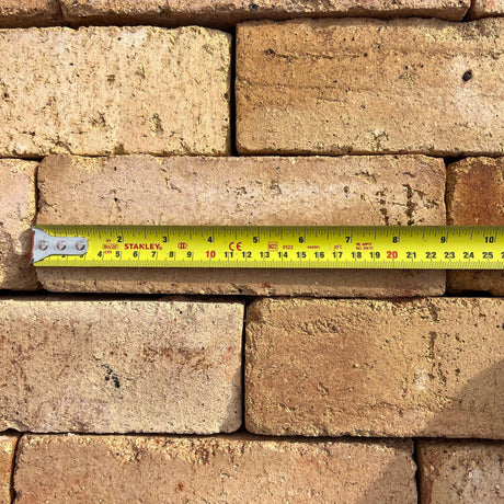 Reclaimed 3” Yellow Blend Imperial Bricks | Pack of 250 Bricks | Free Delivery - Reclaimed Brick Company