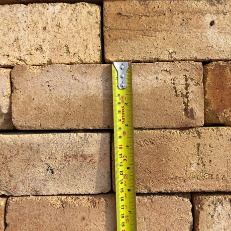 Reclaimed 3” Yellow Blend Imperial Bricks | Pack of 250 Bricks | Free Delivery - Reclaimed Brick Company