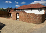 Boundary Walls Built Using Burton Wirecut Bricks - Reclaimed Brick Company