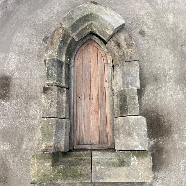 Reclaimed Arch Stone Door - Reclaimed Brick Company