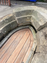 Reclaimed Arch Stone Door - Entrance Hallway - Reclaimed Brick Company