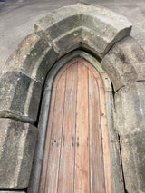 Reclaimed Rustic Arch Stone Door - Reclaimed Brick Company