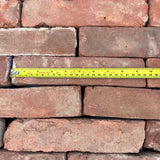 reclaimed red paving bricks 
