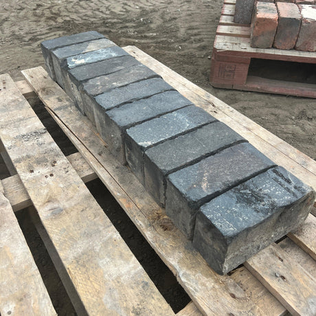 Reclaimed Blue Single Bullnose Bricks - Job Lot - Reclaimed Brick Company