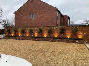 Reclaimed Brick Courtyard Wall, Tonbridge, Kent - Reclaimed Brick Company