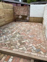 Reclaimed Brick Paver Patio Area, Chesterfield - Reclaimed Brick Company