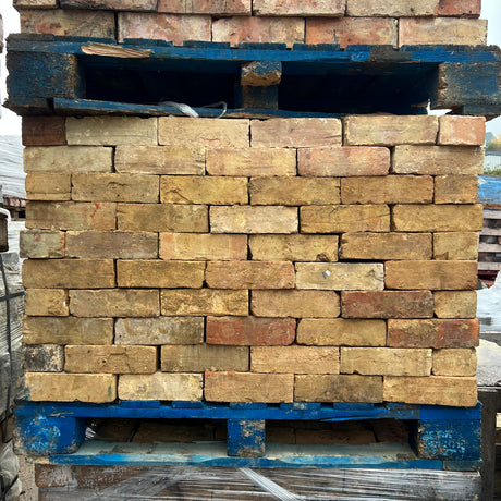 Reclaimed Cambridge Yellow Multi Gault Handmade Bricks | Pack of 250 Bricks | Free Delivery - Reclaimed Brick Company