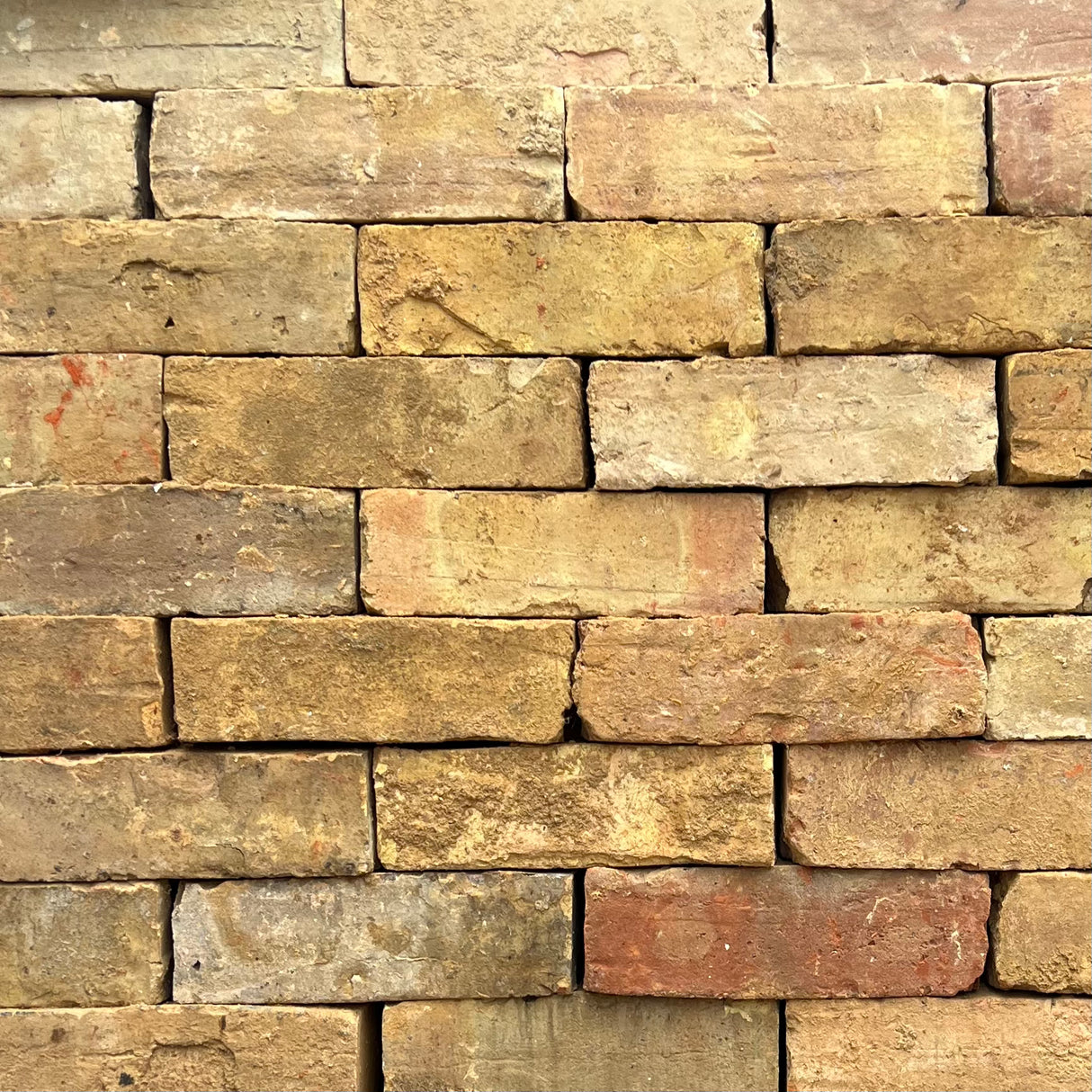 Reclaimed Cambridge Yellow Multi Gault Handmade Bricks | Pack of 250 Bricks | Free Delivery - Reclaimed Brick Company