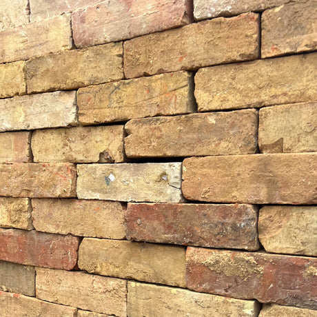 Reclaimed Cambridge Yellow Multi Gault Handmade Bricks | Pack of 250 Bricks | Free Delivery - Reclaimed Brick Company