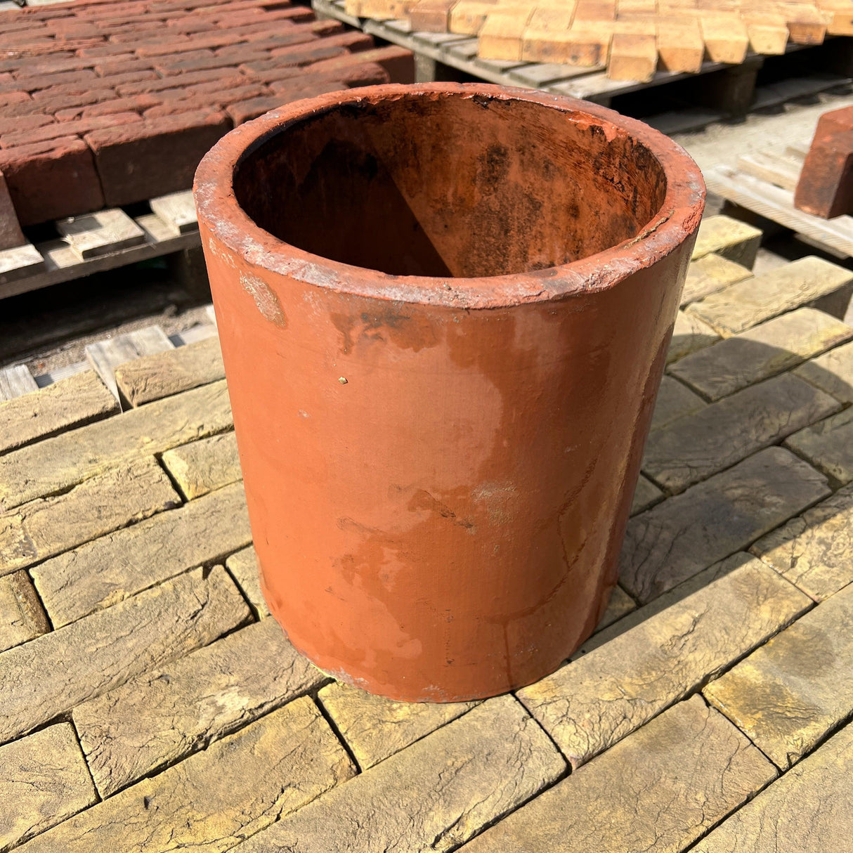 Reclaimed Clay Chimney Liners - Perfect for Garden Pot Planters - Reclaimed Brick Company