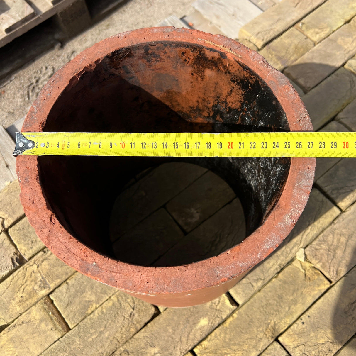 Reclaimed Clay Chimney Liners - Perfect for Garden Pot Planters - Reclaimed Brick Company