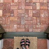 Reclaimed Clay Pavers used To Create Courtyard Garden n London - Reclaimed Brick Company