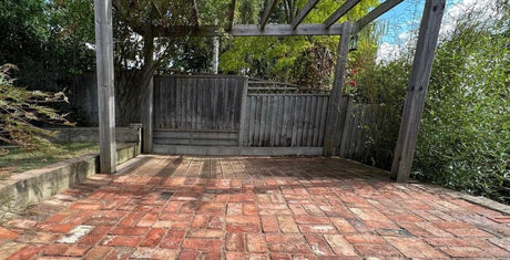 Reclaimed Clay Pavers used To Create Courtyard Garden n London - Reclaimed Brick Company