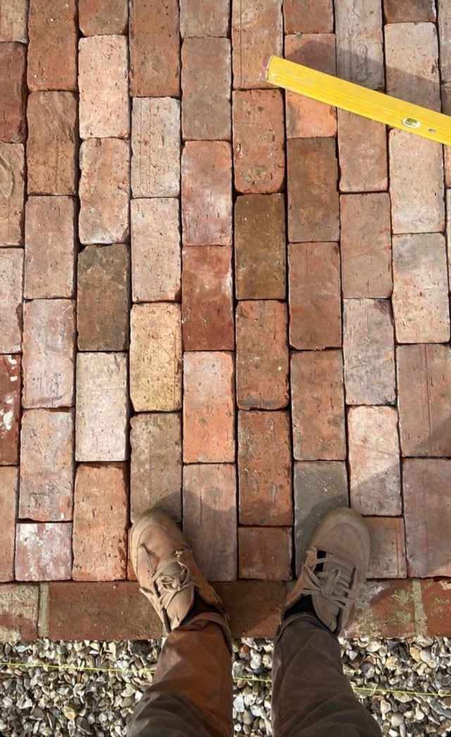 Reclaimed Clay Paving Brick Patio, Maidstone, Kent - Reclaimed Brick Company
