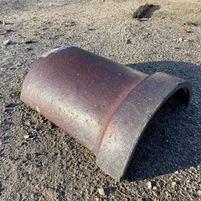 Reclaimed Clay Round Roof Ridge Tiles - Batch of 40 (Job Lot) - Reclaimed Brick Company