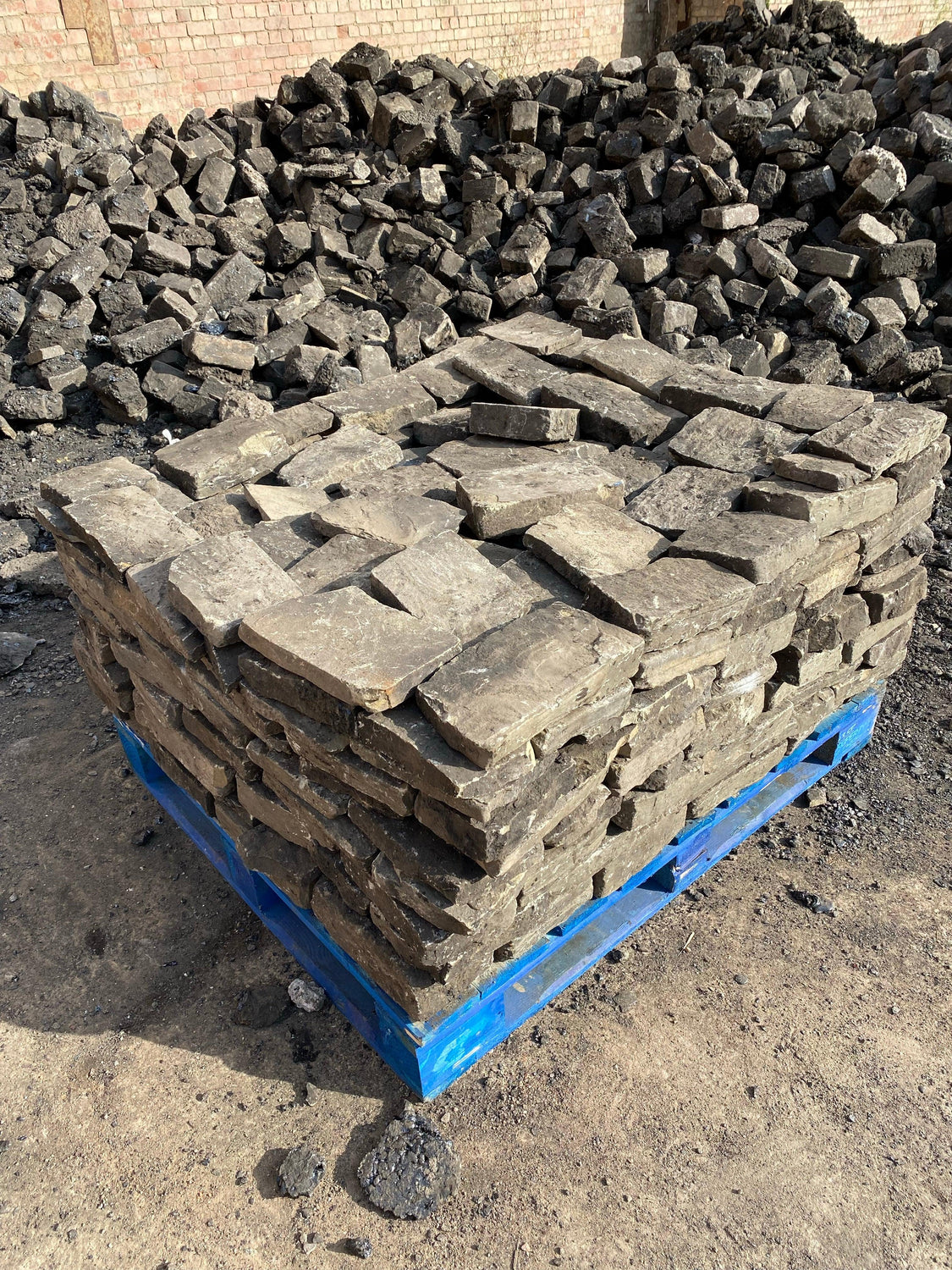 Reclaimed Cobble Split Dry Stone Walling - Per Bag – Reclaimed Brick ...