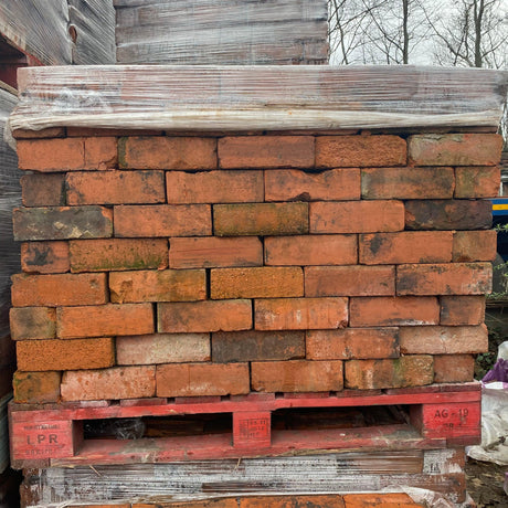 Reclaimed Common Orange Bricks | Pack of 250 Bricks - Reclaimed Brick Company