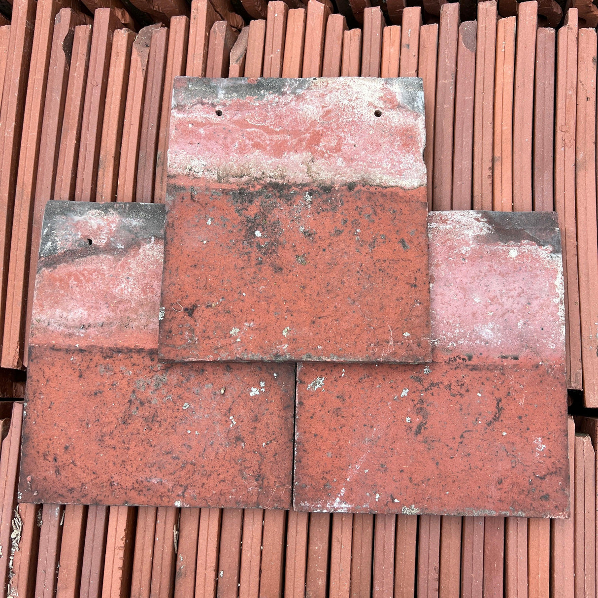 Reclaimed Dreadnought Red Eave Roof Tiles - Reclaimed Brick Company
