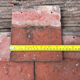 Reclaimed 7.5” x 6.5” Dreadnought Red Eave Tiles - Reclaimed Brick Company