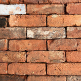 Reclaimed Farmhouse Blend Brick Slips / Tile - Cut From Real Reclaimed Bricks - Reclaimed Brick Company