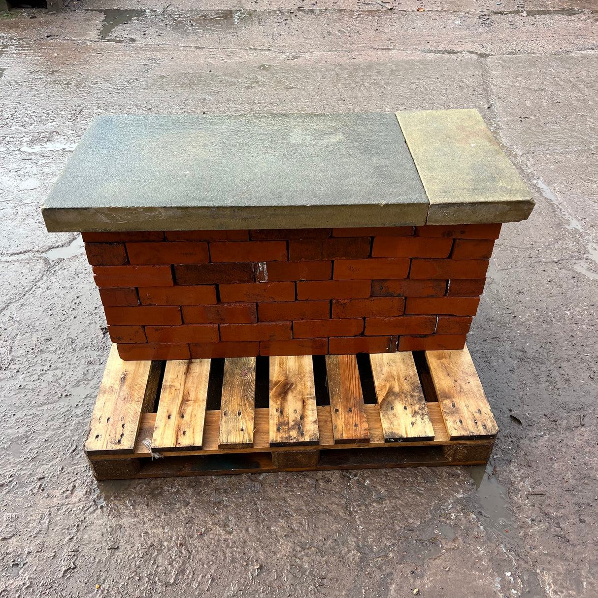 Reclaimed Flat Wall Coping Stones - Reclaimed Brick Company