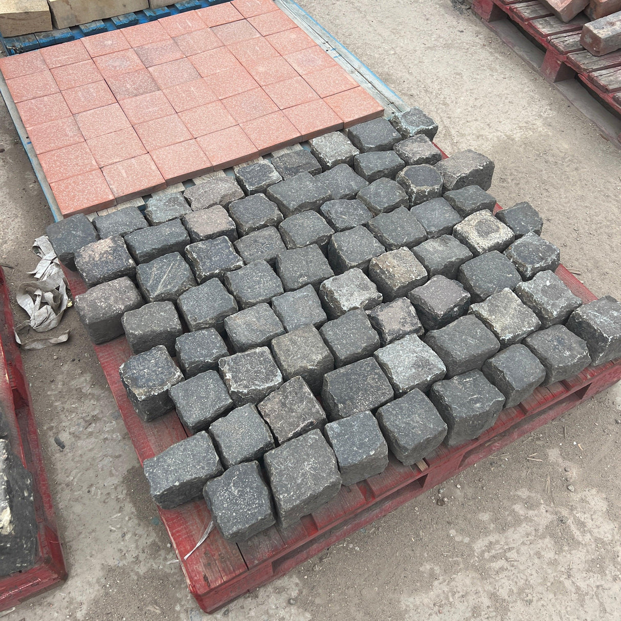 Reclaimed Granite Stone 4” x 4" Cube Cobbles / Setts - Reclaimed Brick Company