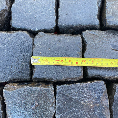 Reclaimed Granite Stone 4” x 4" Cube Cobbles / Setts - Reclaimed Brick Company