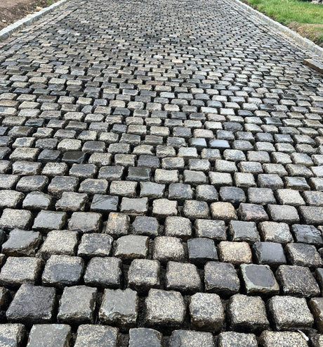 Reclaimed Granite Stone 4” x 4" Cube Cobbles / Setts - Reclaimed Brick Company