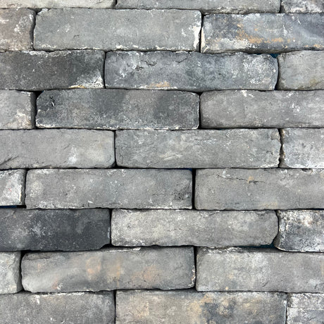 Reclaimed Grey Brick Slip Tiles - Per 1/2 SQM - Reclaimed Brick Company