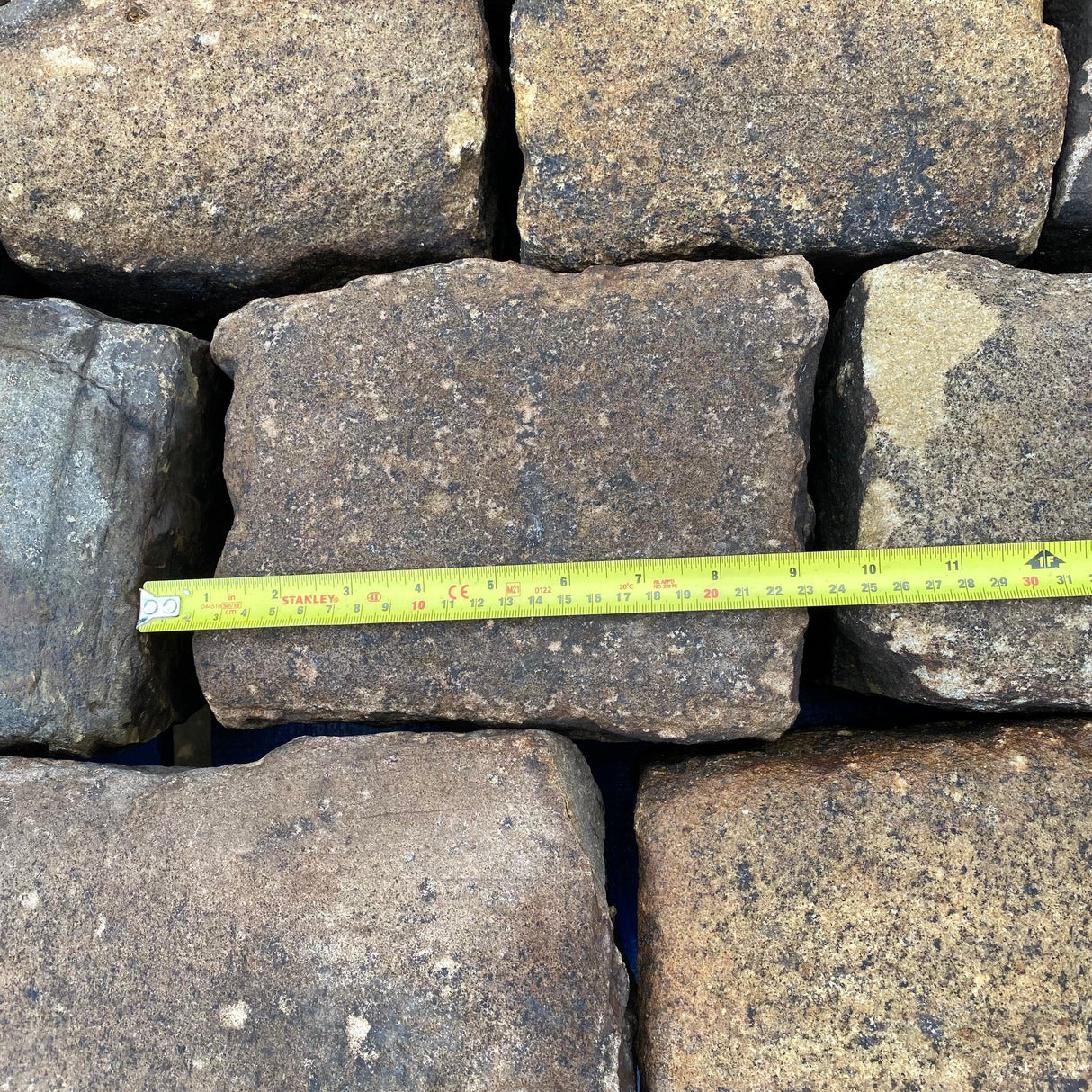 Reclaimed Grit Stone Cobbles / Setts - Reclaimed Brick Company