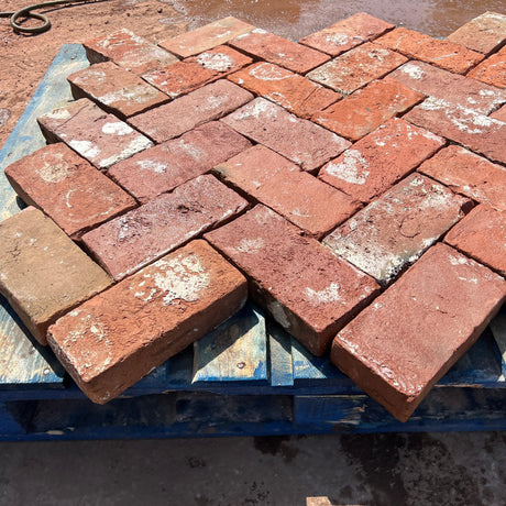 Red Handmade Clay Paving Brick - Reclaimed Brick Company