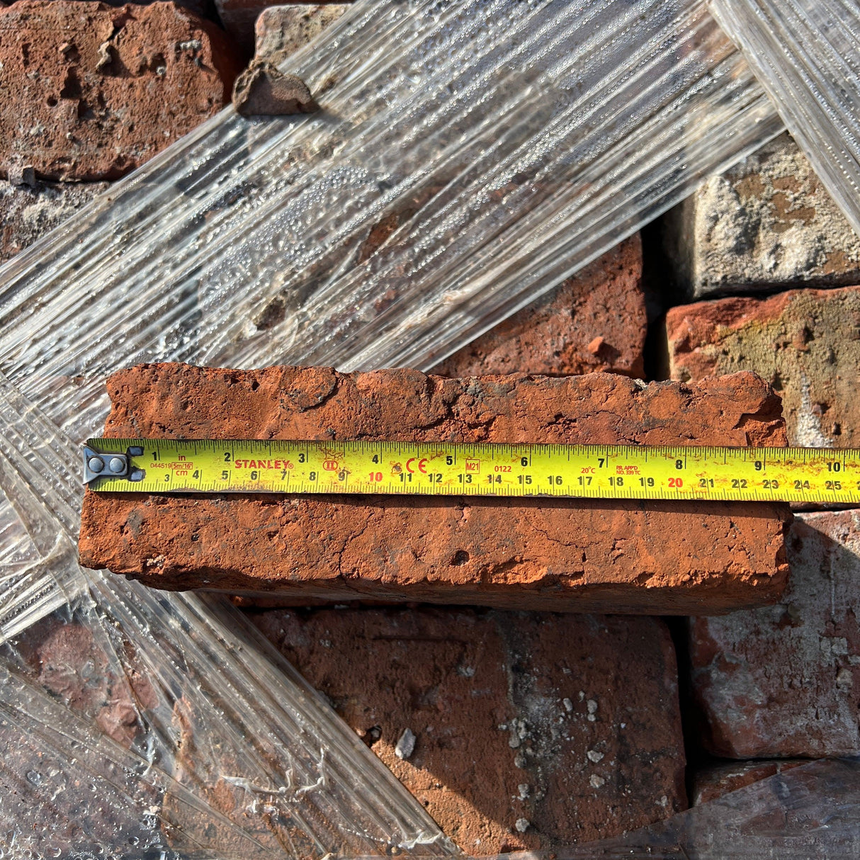 Reclaimed Handmade Farmhouse Imperial Bricks | Pack of 250 Bricks | Free Delivery - Reclaimed Brick Company