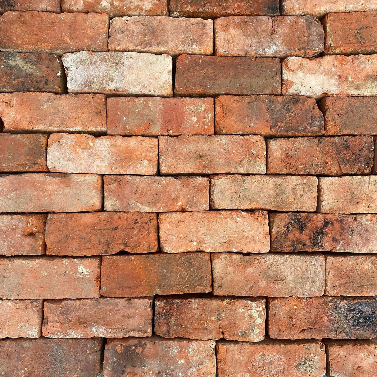 Reclaimed Handmade Orange Clay Bricks | Pack of 250 Bricks - Reclaimed Brick Company