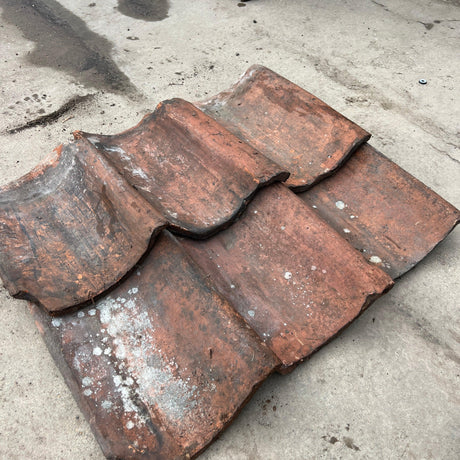 Reclaimed Handmade Red Clay Pan Tile - Reclaimed Brick Company