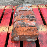 Reclaimed Handmade Single Bullnose Bricks - Reclaimed Brick Company