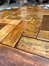 Reclaimed Hardwood Parquet Flooring - (Uncleaned) - Reclaimed Brick Company