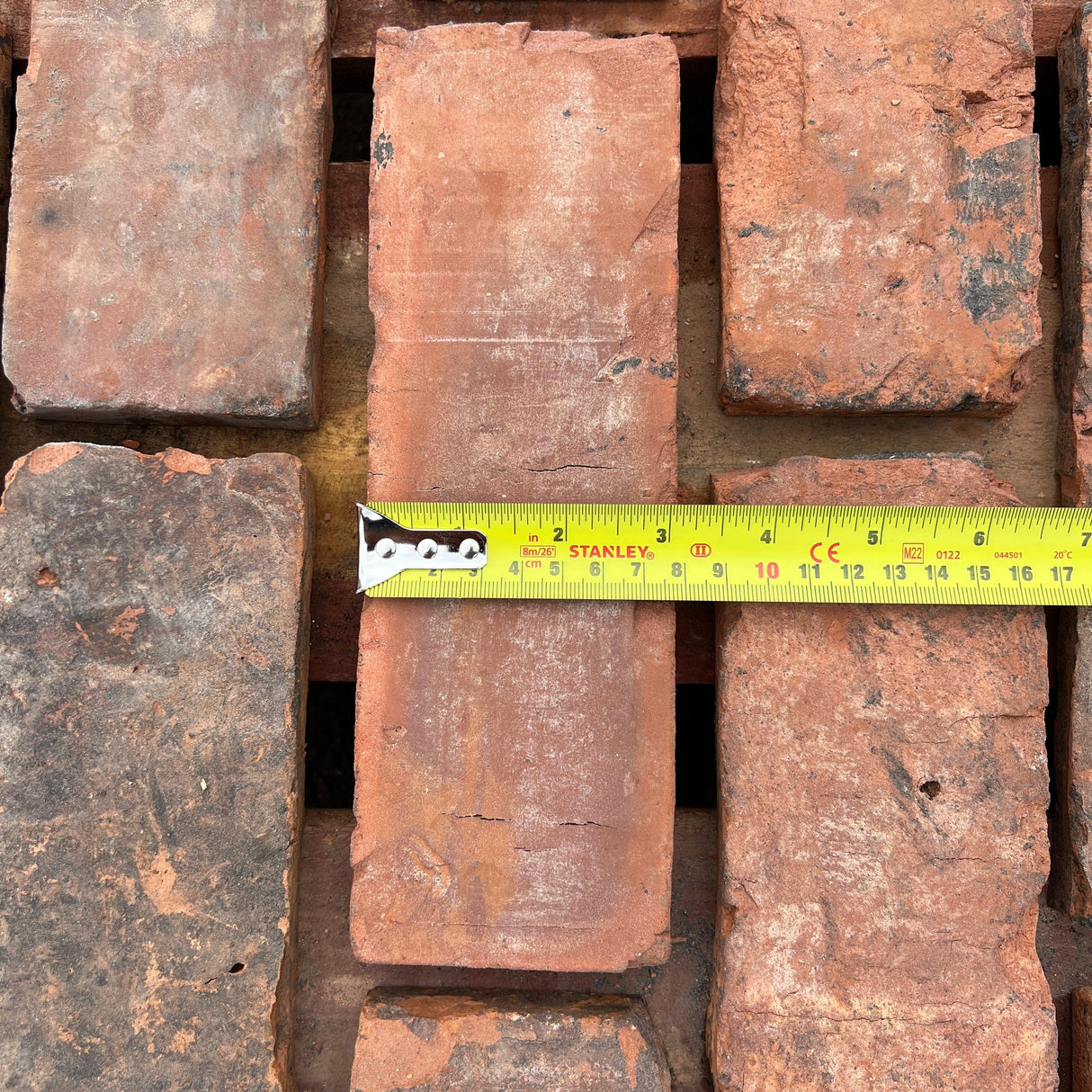 Reclaimed Industrial Blend Brick Slips - Cut From Real Reclaimed Bricks - Reclaimed Brick Company
