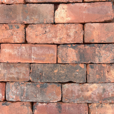 Reclaimed Industrial Blend Brick Slips / Tiles - Cut From Real Reclaimed Bricks - Reclaimed Brick Company