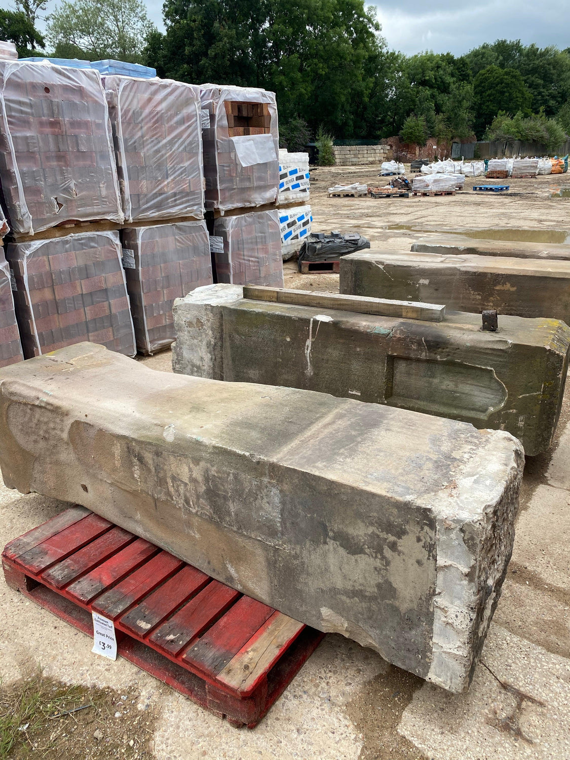 Gate Posts Large Reclaimed Large Stone Gate Posts - (Set of 2) – Reclaimed Brick Company