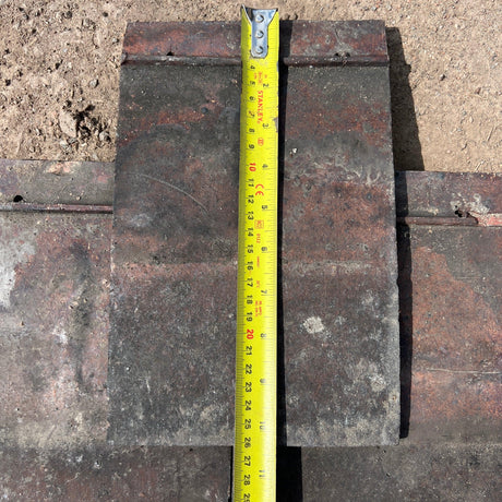 Reclaimed 6.5" x 10.5" Lightmoor Clay Roof Tiles - Reclaimed Brick Company