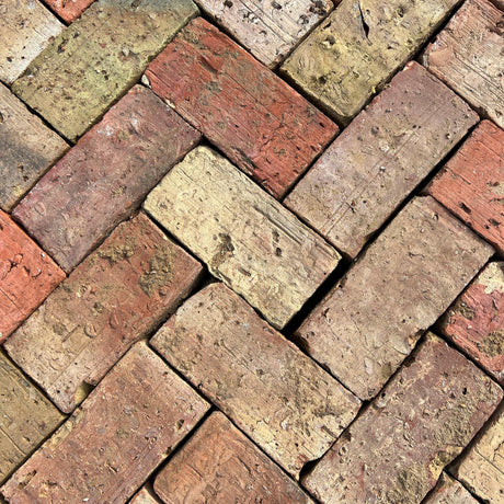 London Yellow Multi Clay Paving Bricks - Reclaimed Brick Company