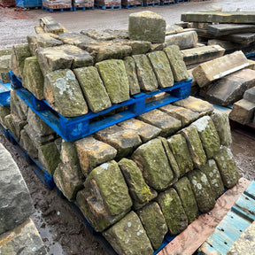 Reclaimed Natural Stone Triangle Wall Coping - Reclaimed Brick Company
