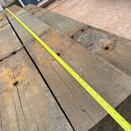 8.5ft Reclaimed Oak Timber Railway Sleeper - Reclaimed Brick Company