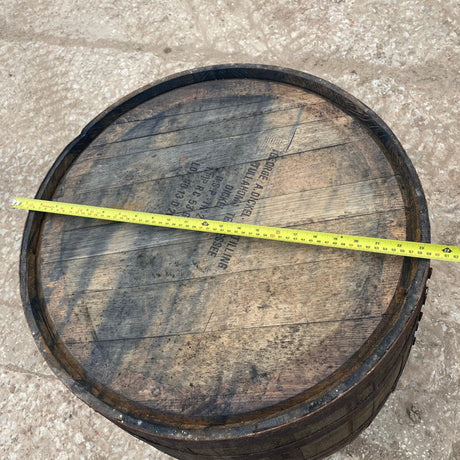 Reclaimed Oak Whiskey Barrel - 1/2 Size - Reclaimed Brick Company