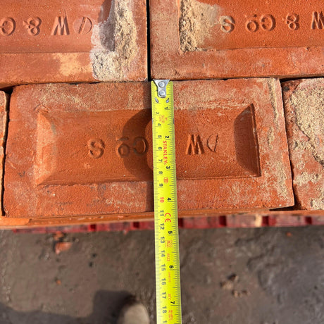 Reclaimed Orange Facing Brick | Pack of 250 Bricks | Free Delivery - Reclaimed Brick Company