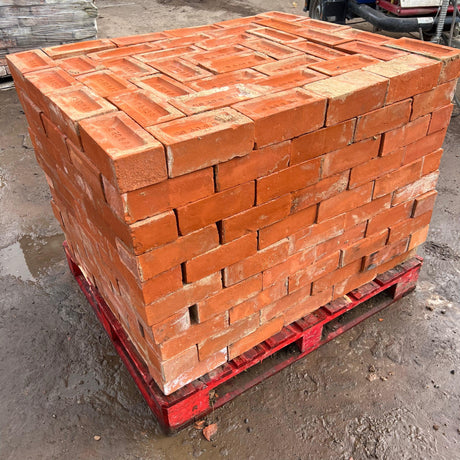 Reclaimed Orange Facing Brick | Pack of 250 Bricks | Free Delivery - Reclaimed Brick Company