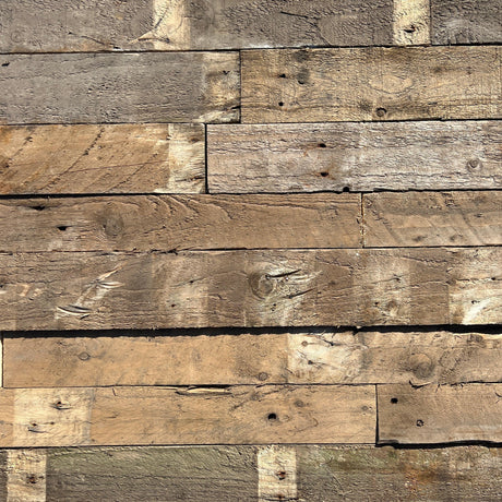 Reclaimed Pallet Wood Wall Cladding - Rustic - Boards / Planks - Ready to Fit - Reclaimed Brick Company