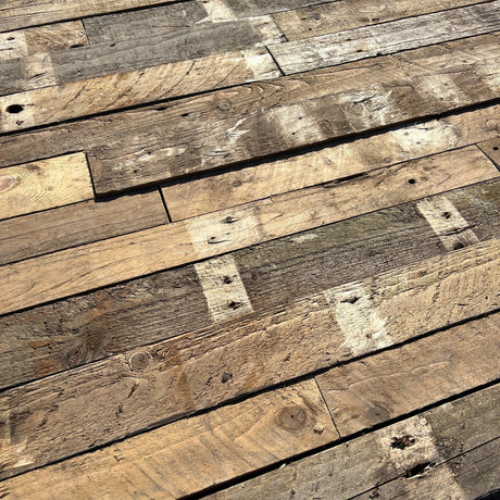 Reclaimed Pallet Wood Wall Cladding - Rustic - Boards / Planks - Ready to Fit - Reclaimed Brick Company