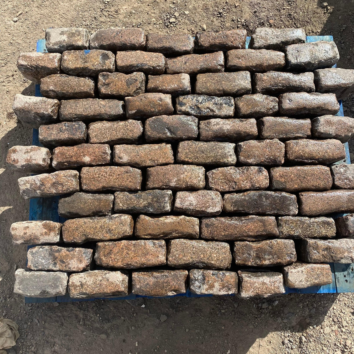 Reclaimed Pink Granite Cobbles / Setts - Reclaimed Brick Company
