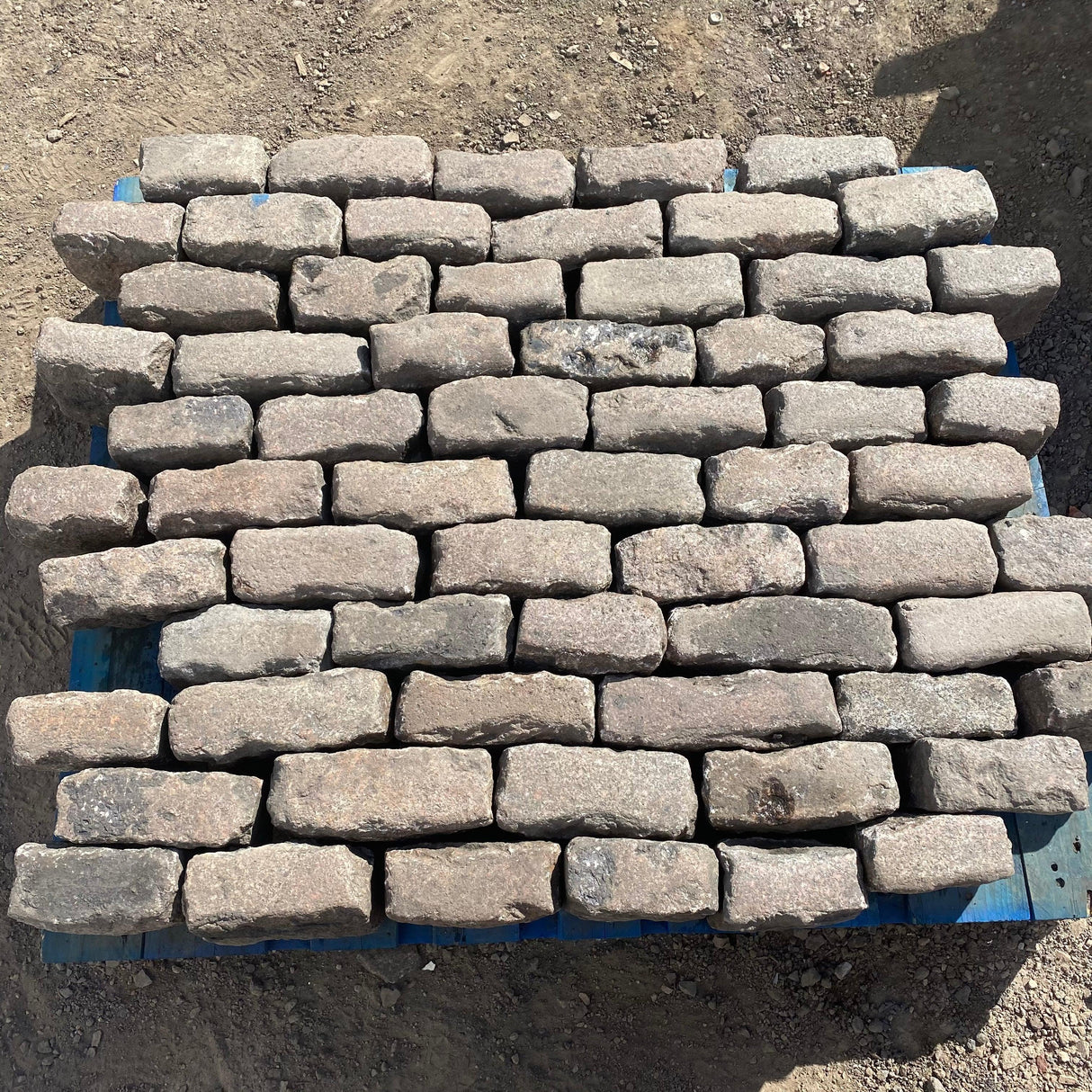 Reclaimed Pink Granite Cobbles / Setts - Reclaimed Brick Company